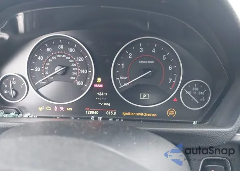 2013 BMW 335I из США, поврежденный, VIN WBA3A9C55DF475617